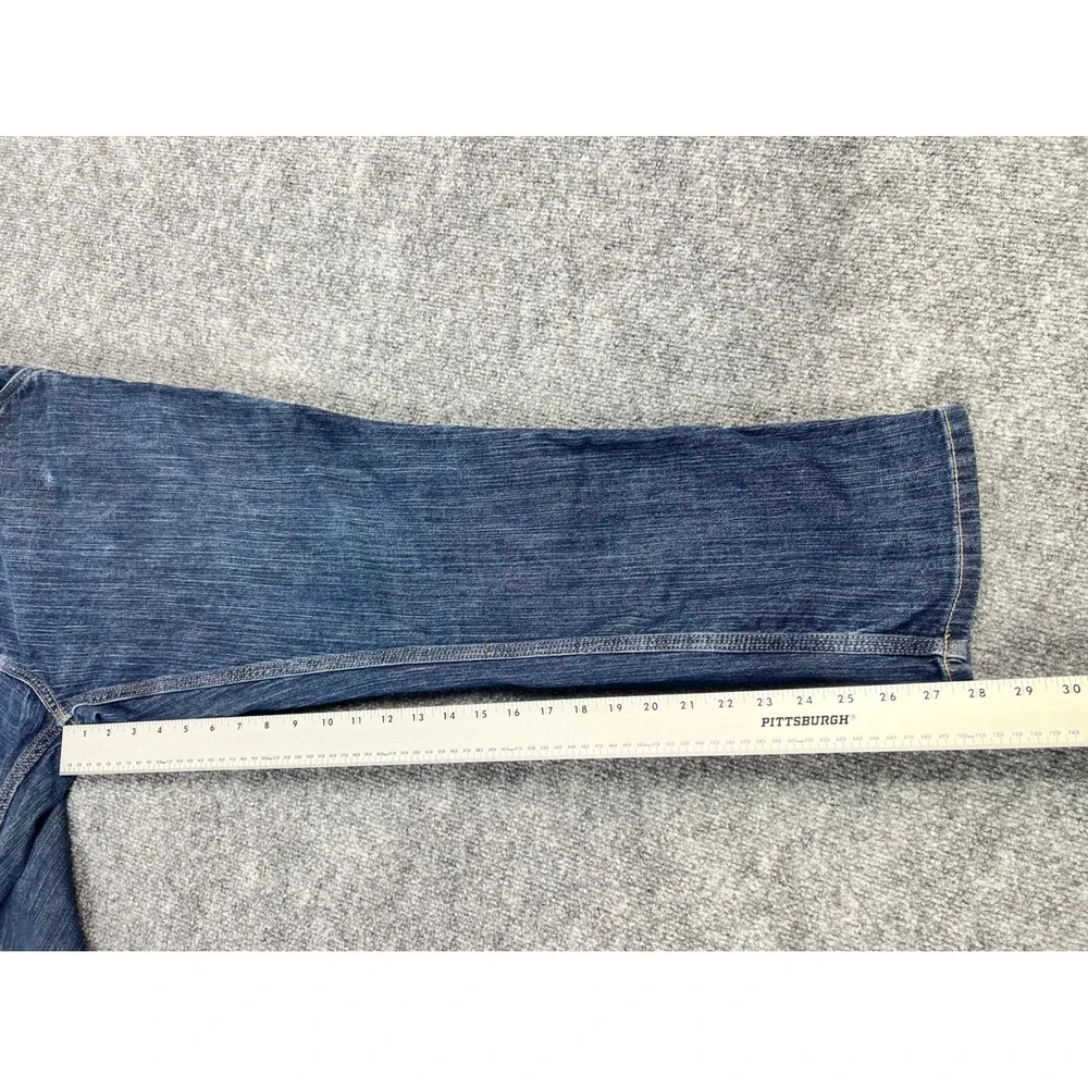Carhartt Flame Resistant Carpenter Jeans Mens 38x30 Blue CAT2 290-83 Dark Wash